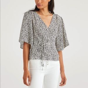 NWT 7 For All Mankind Silk Blouse